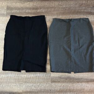 Express Pencil Skirts - Black & Charcoal